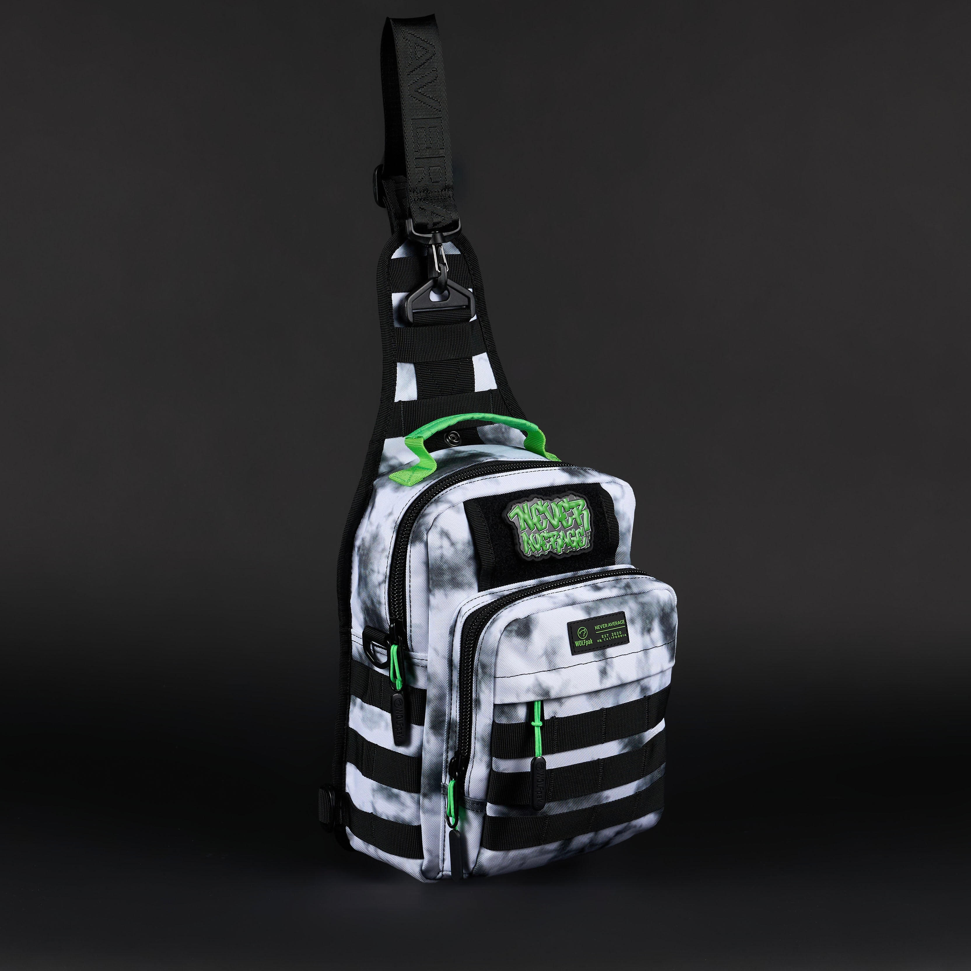 9L Tactical Sling Bag Graffiti Green