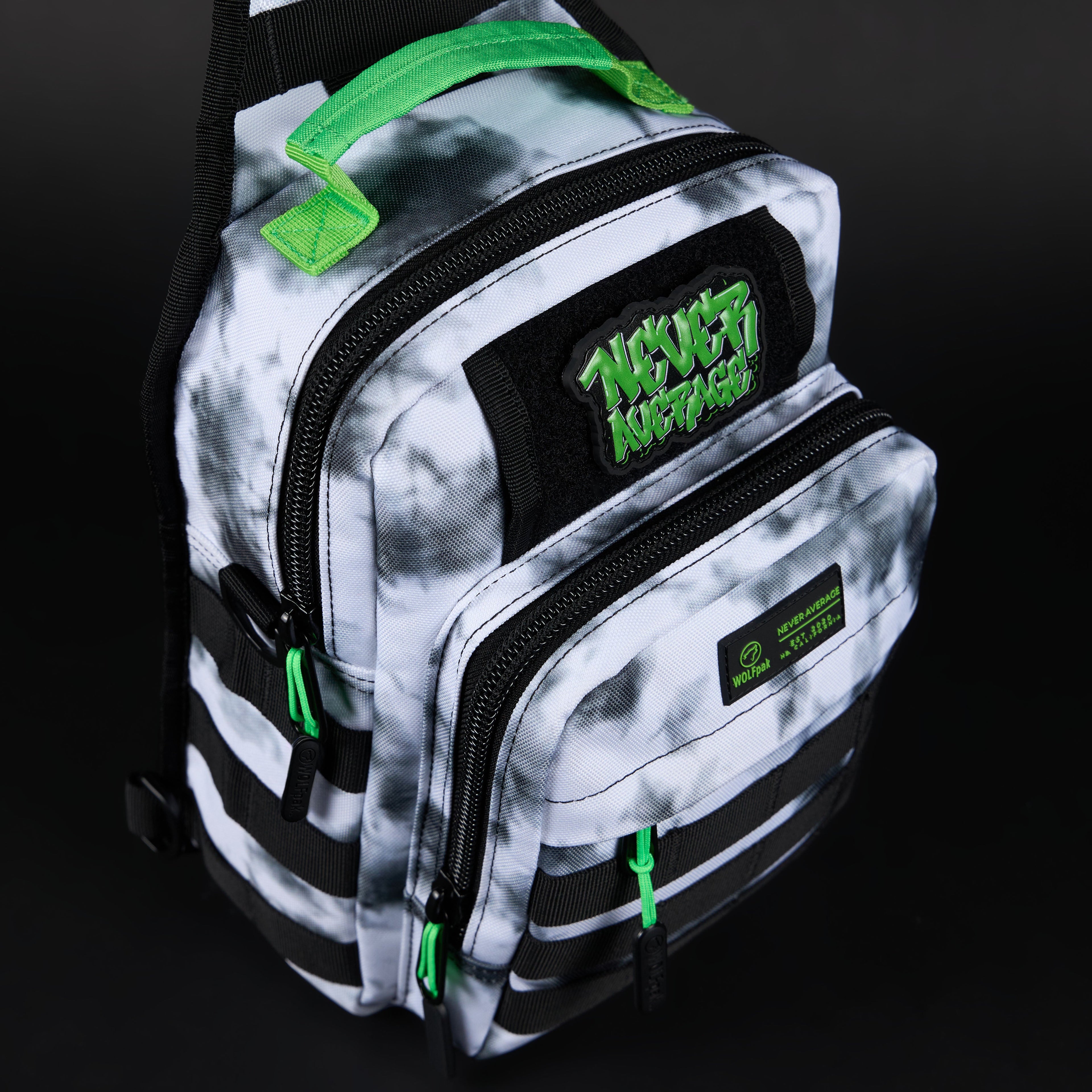 9L Tactical Sling Bag Graffiti Green