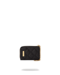 NOIR QUILT GOLD CHAIN SHARK WALLET