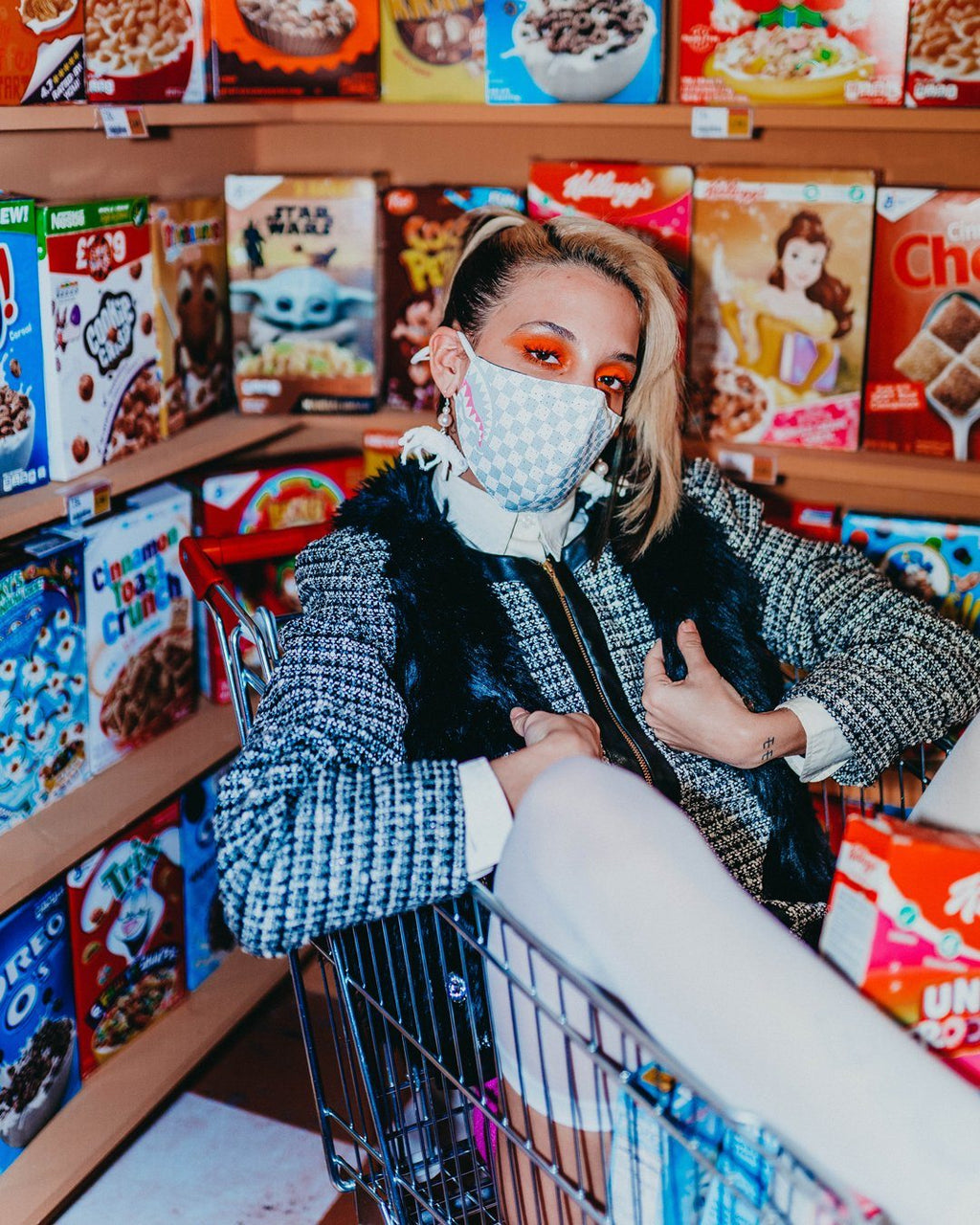 ROSE ALL DAY VEGAN LEATHER FACE MASK