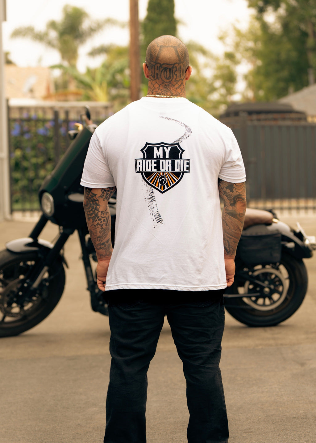 Ride or Die Arctic White Graphic T-Shirt
