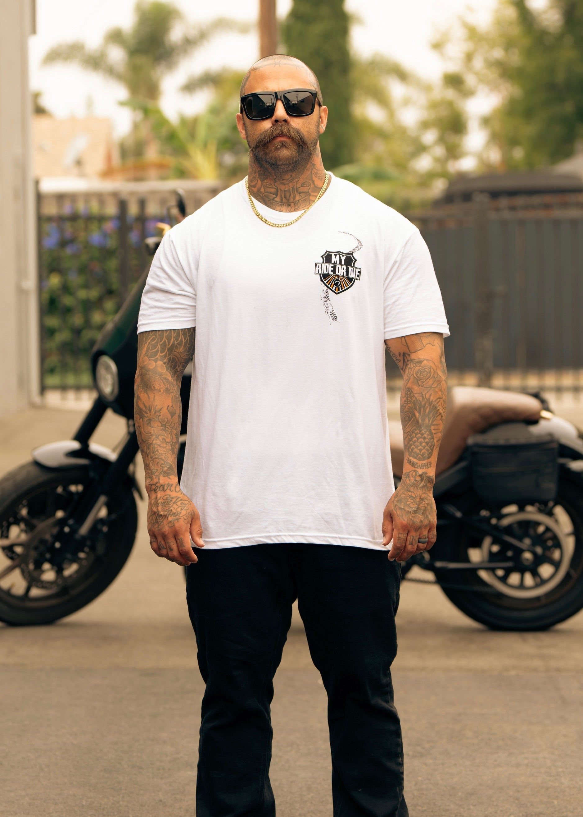 Ride or Die Arctic White Graphic T-Shirt