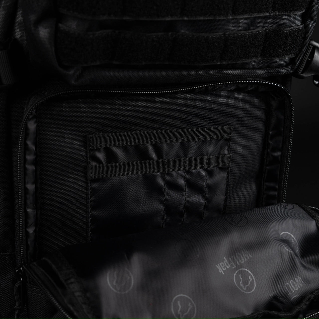 45L Backpack Black Leopard