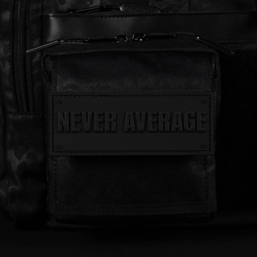 30L Perfect Duffle Bag Black Leopard