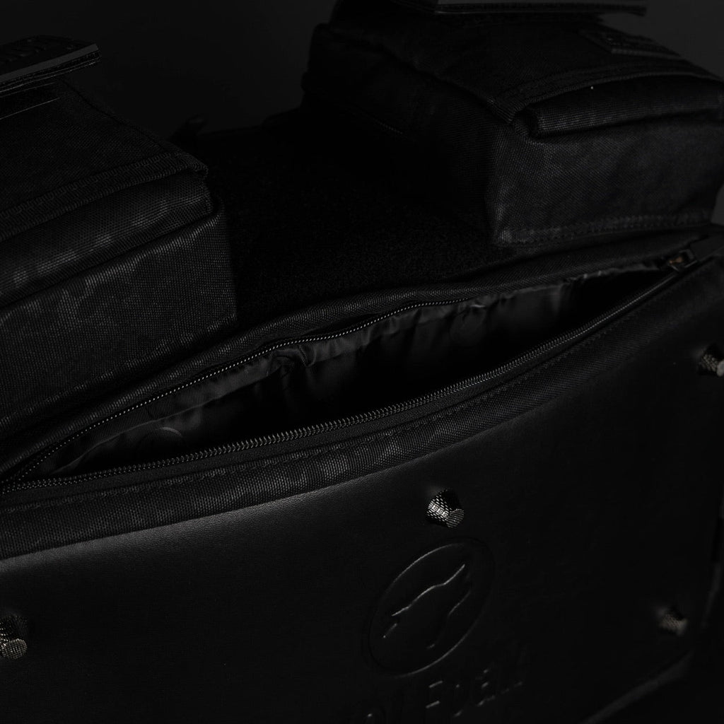 30L Perfect Duffle Bag Black Leopard