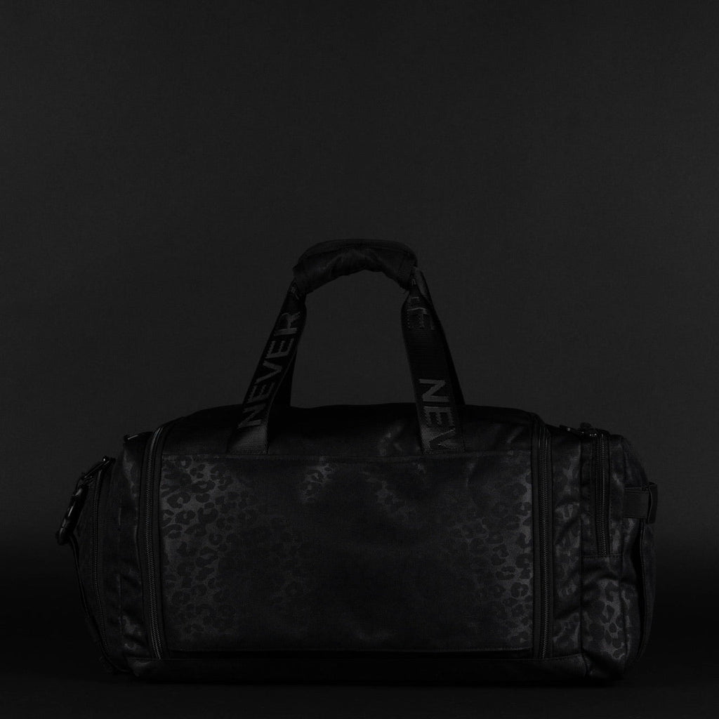 30L Perfect Duffle Bag Black Leopard