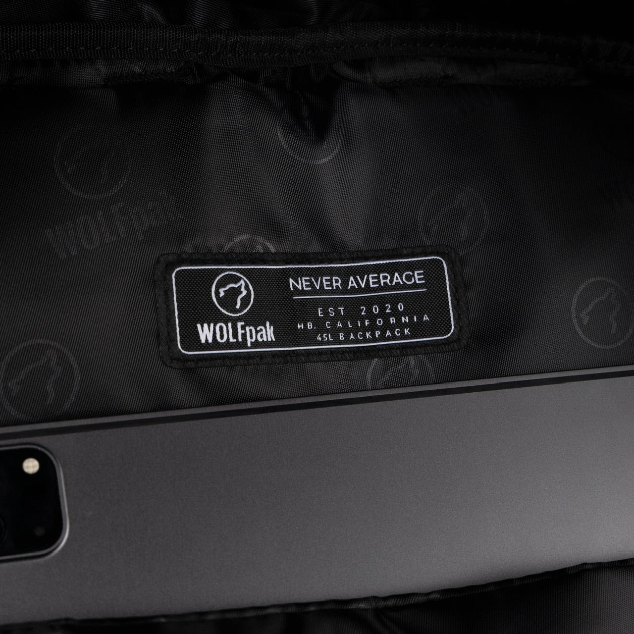 45L Backpack Black Leopard