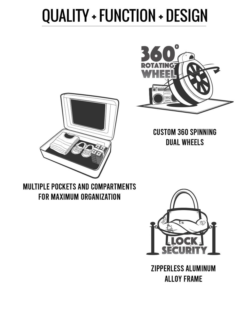SHARKNAUTICS (CAMO) 21.5” CARRY-ON LUGGAGE