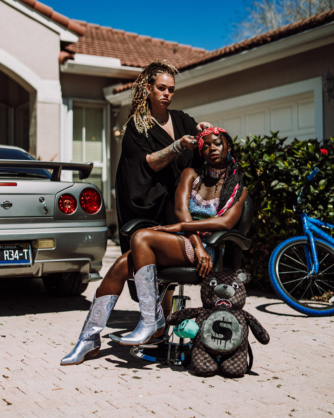 SHARKS IN PARIS THUNDERDRIP MONEYBEAR TEDDYBEAR BACKPACK