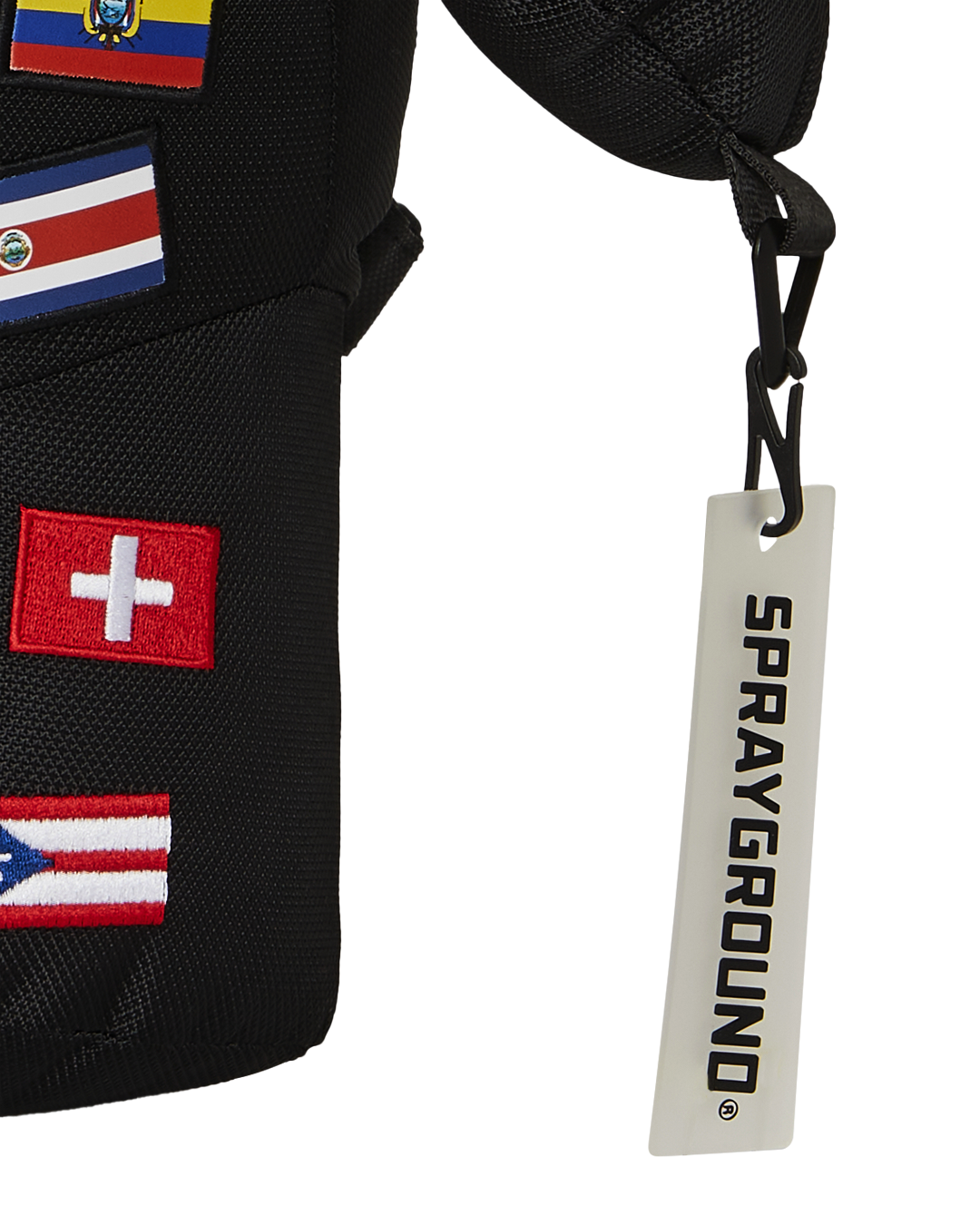 JAMES FIRST CLASS GLOBAL FLAGS MONEYBEAR BACKPACK