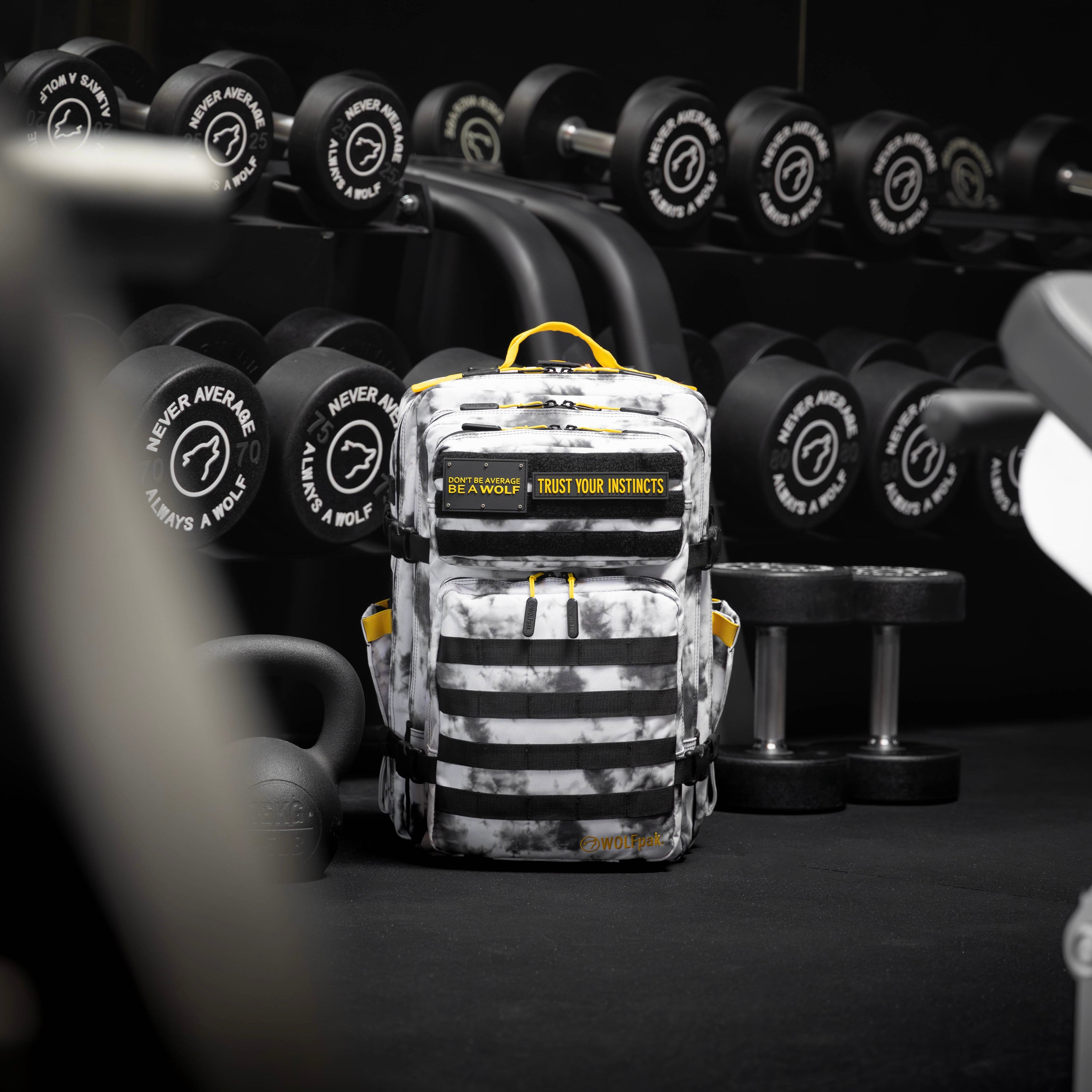 45L Backpack Timber Wolf Yellow Jacket