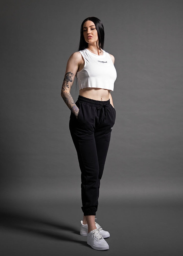 Women's Script Cropped Tank (SALE)