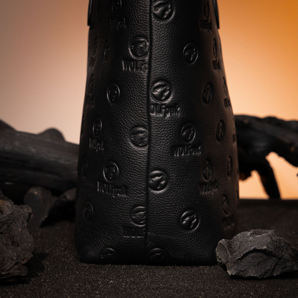 Tote Bag Black Luxury Leather