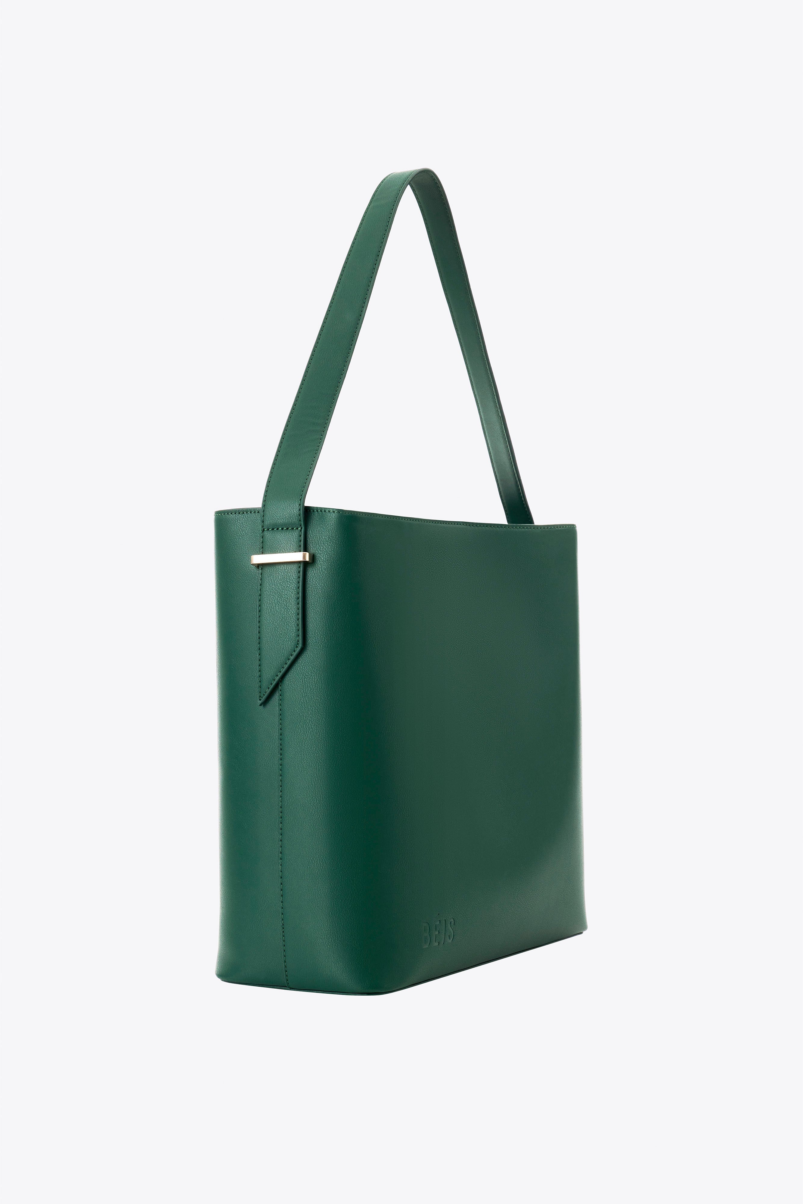The Essential Tote in Wicked Green