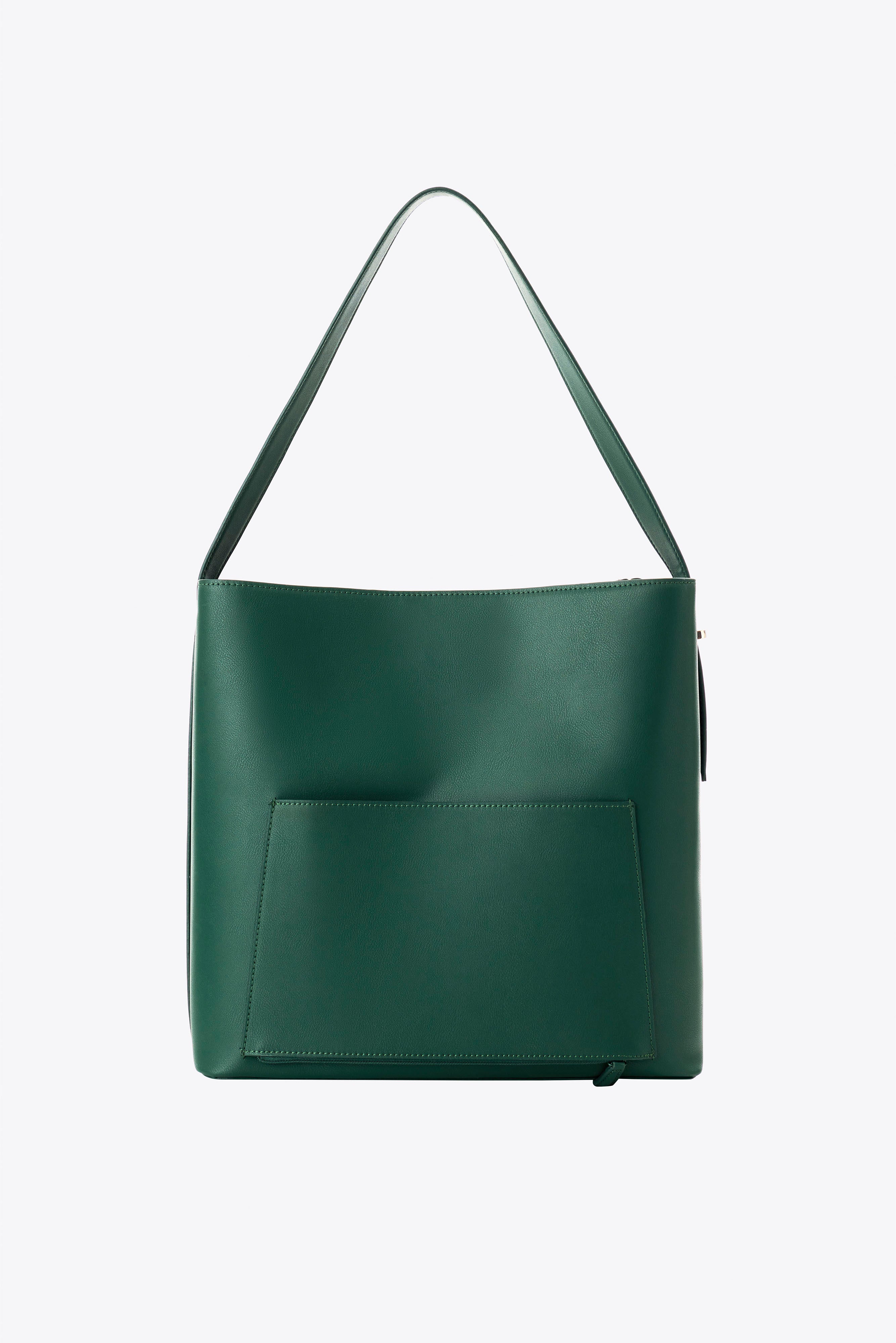 The Essential Tote in Wicked Green
